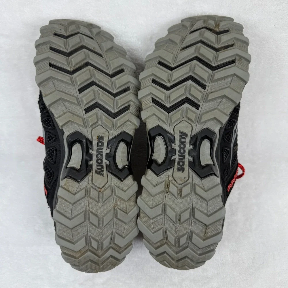 Saucony Excursion TR12 GTX Womens 10‎ Black Red Gore-Tex Trail Running S10453-1